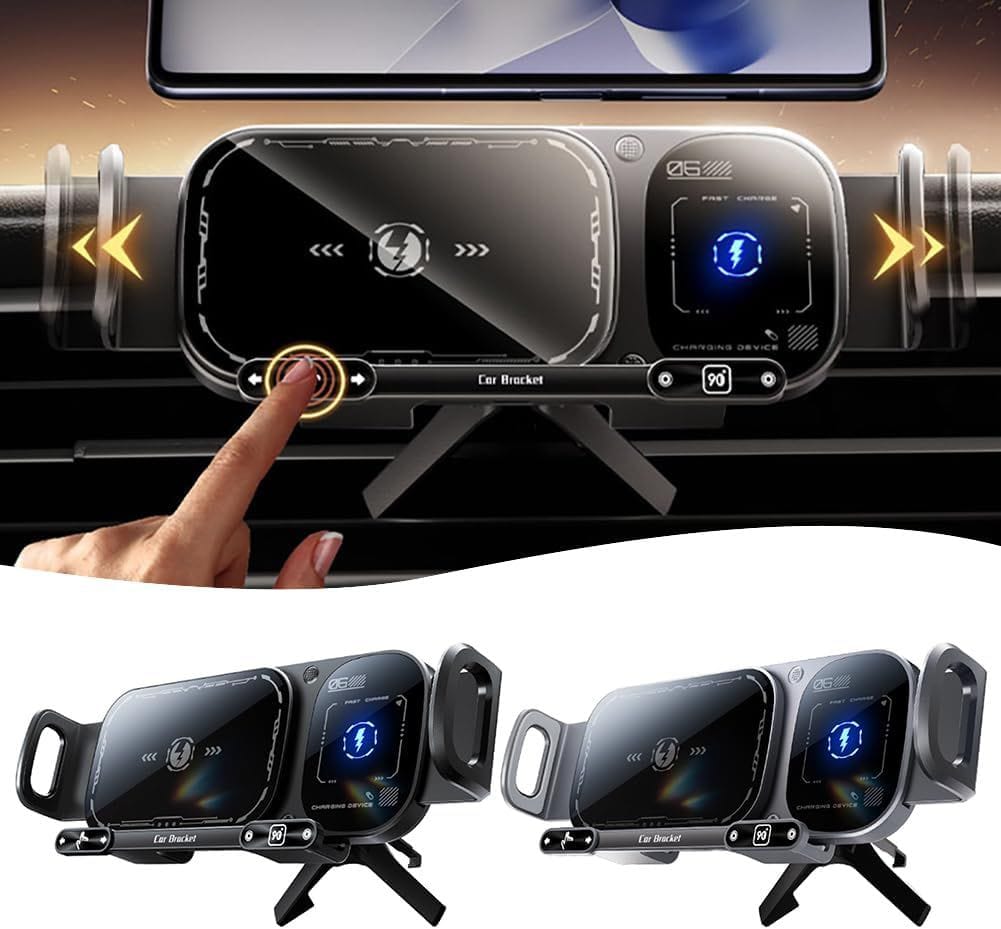 ✨Support téléphone Intelligent - Recharge rapide & Rotation 360°