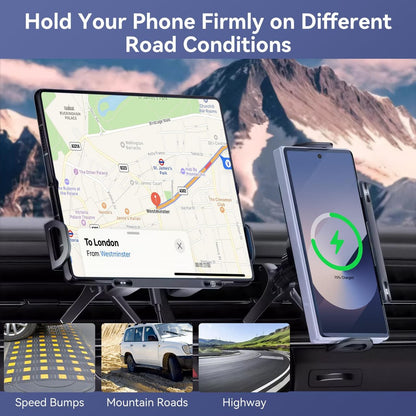 ✨Support téléphone Intelligent - Recharge rapide & Rotation 360°