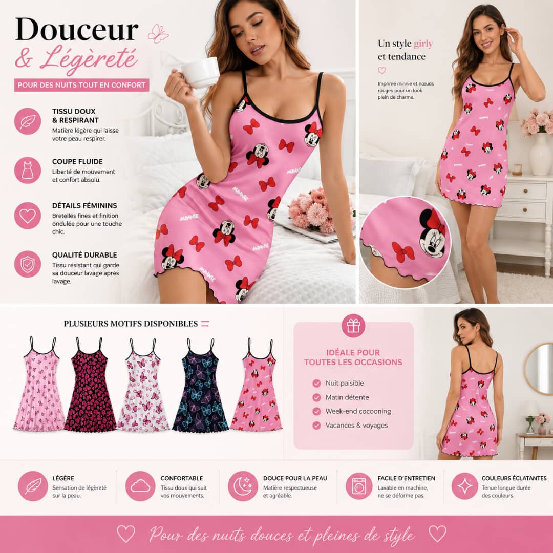 🌸 Nuisette Douce &amp; Légère – Confort et Féminité