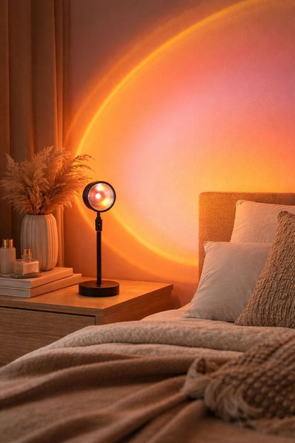 🌅 Lampe Sunset LED – Transformez votre intérieur en instant magique