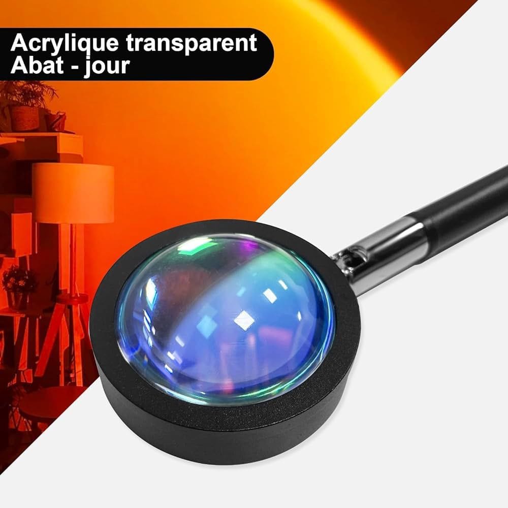 🌅 Lampe Sunset LED – Transformez votre intérieur en instant magique